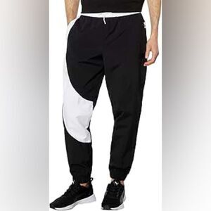 Puma Black and White Joggers